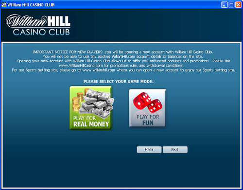 how to connect william hill account