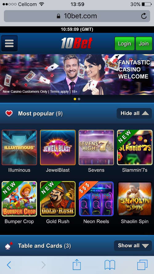 10bet bonus casino uk