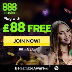 888 Casino Promo Codes & £88 No Deposit Bonus